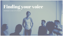 Finding Your Voice